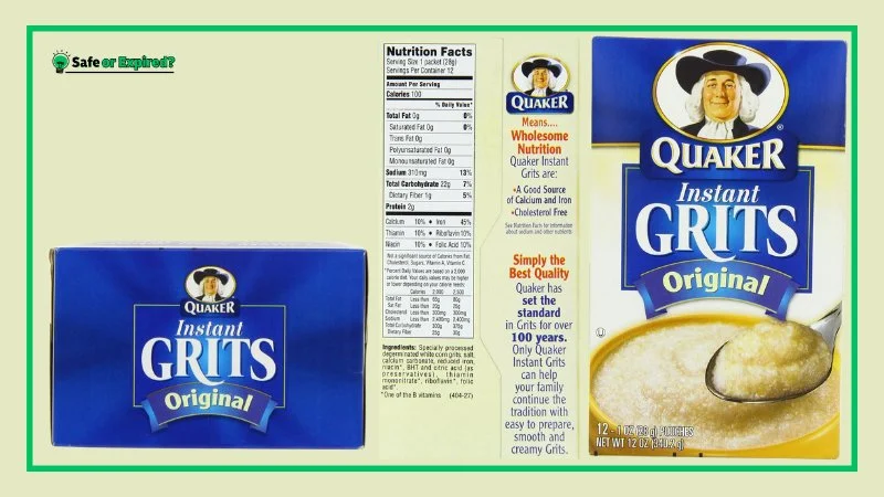 Instant and quick-cooking grits expiry