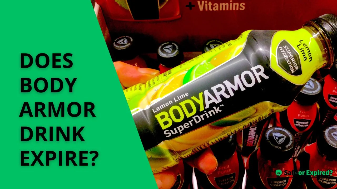 does body armor drink expire