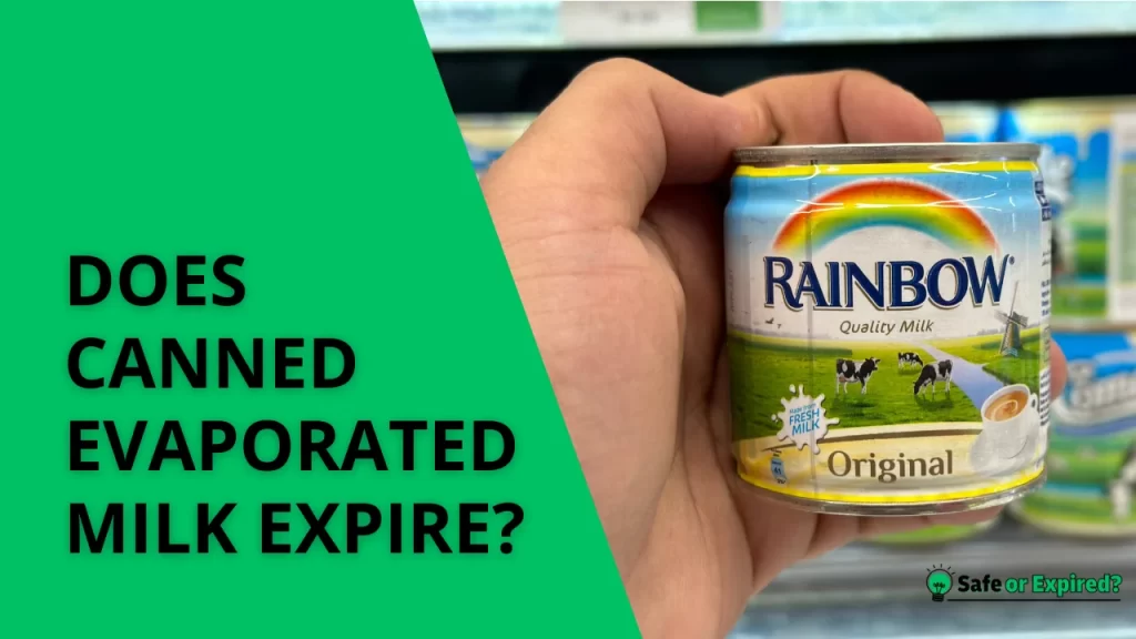 does canned evaporated milk expire