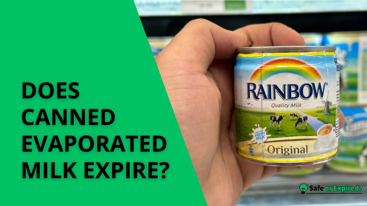 does canned evaporated milk expire