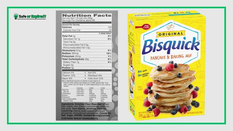 bisquick expiry and ingredients