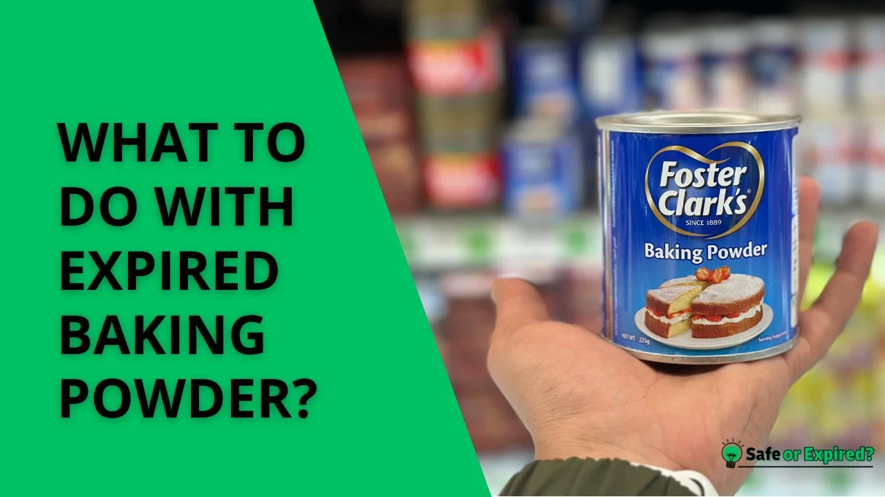 what to do with expired baking powder