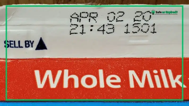 Sell by expiry label