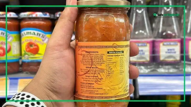 salsa expiry