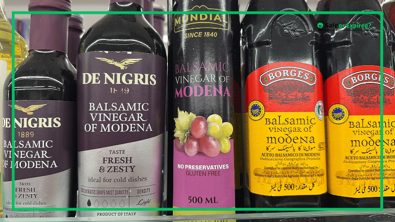 Various balsamic vinegar of modena