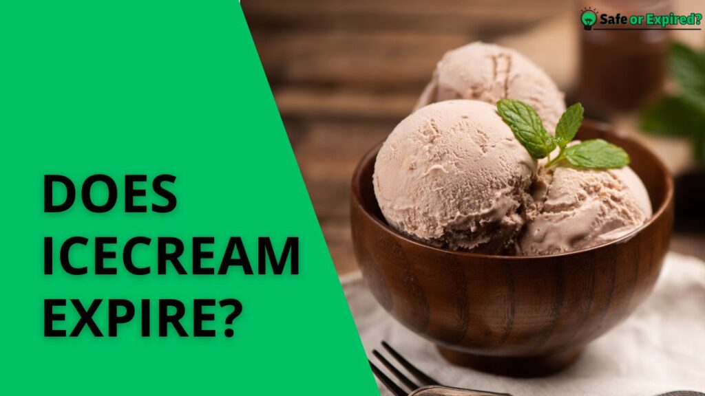 does ice cream expire
