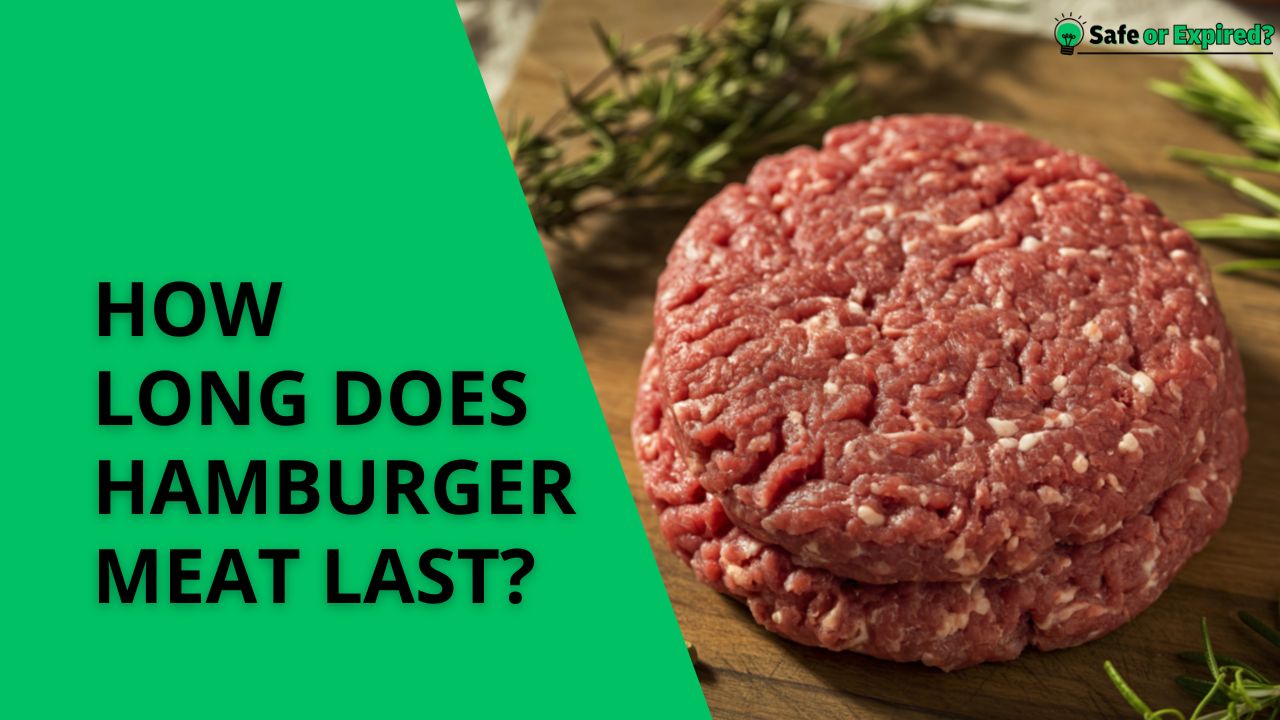 how long does hamburger